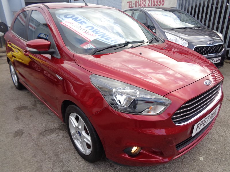2018 Ford Ka 1.2 Ti-VCT Zetec Hatchback 5dr Petrol Manual Euro 6 85 ps FP67HHL
