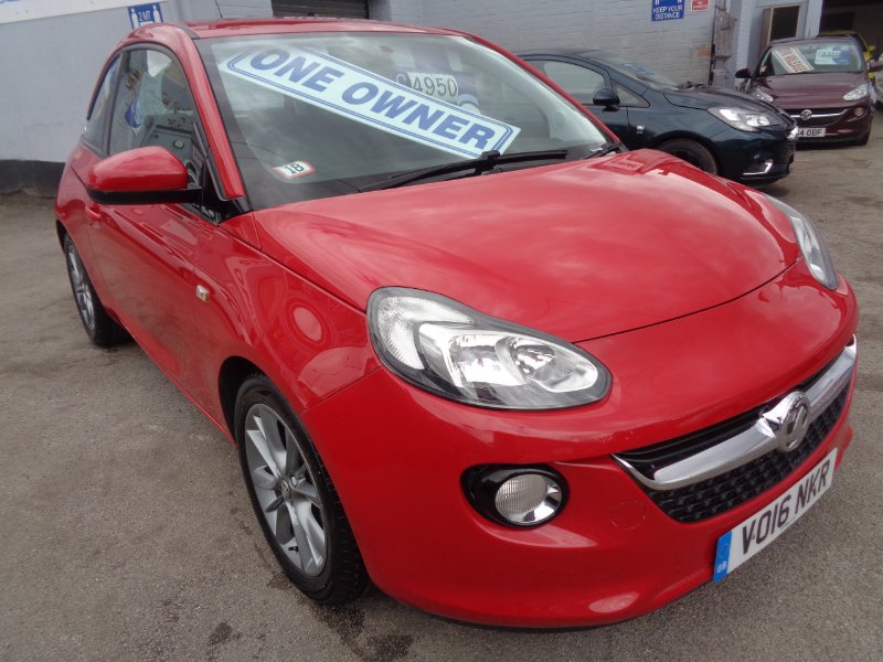2016 Vauxhall Adam 1.2i JAM Hatchback 3dr Petrol Manual Euro 6 70 ps VO16NKR